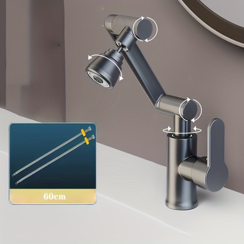 1080° Rotating High-Arc Spout Kitchen & Bathroom Faucet