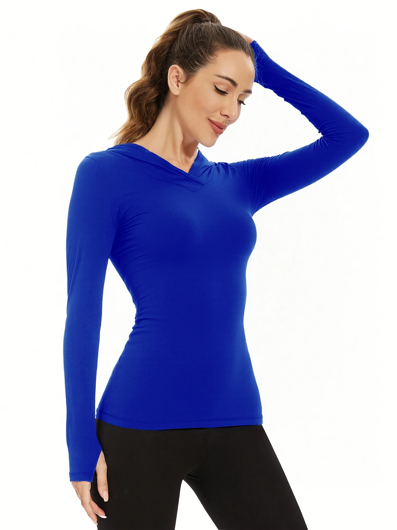 Women's Workout Hoodie - Quick-Dry Yoga Jacket