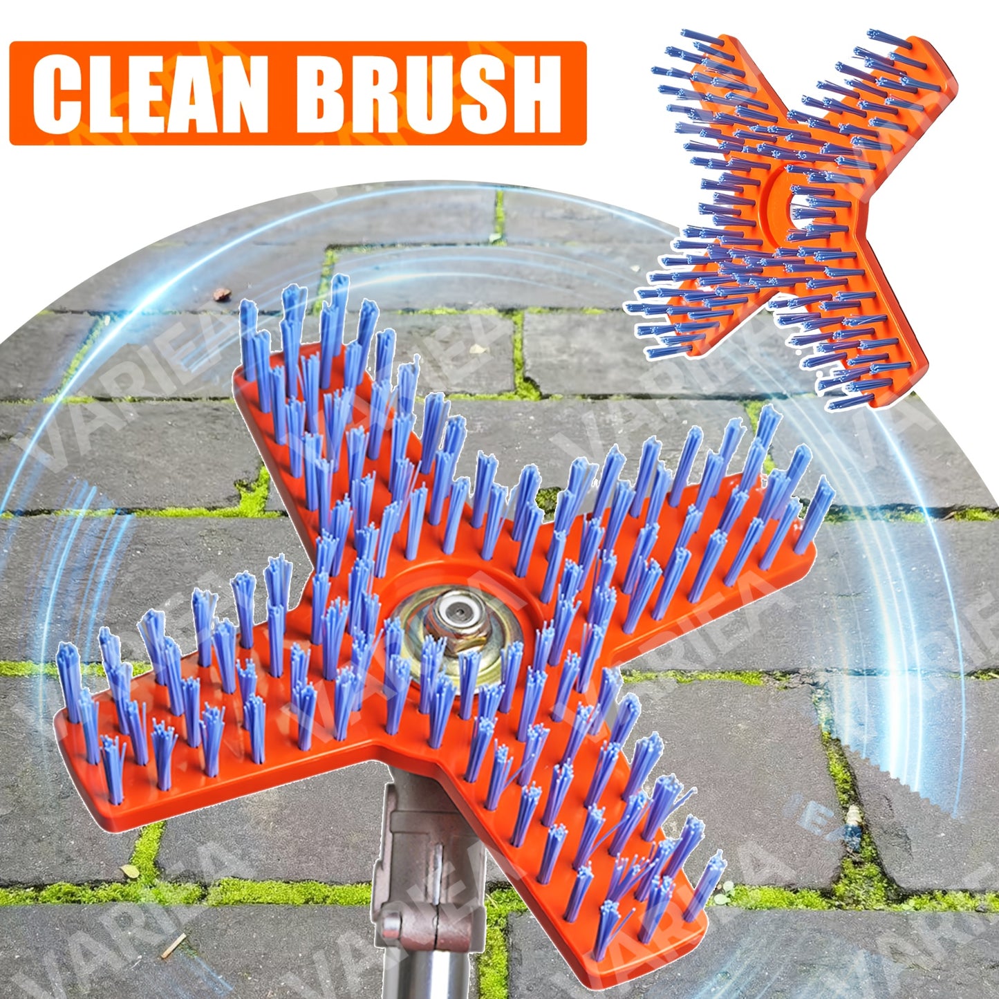 10-inch Nylon Lawn Mower Cleaning Brush