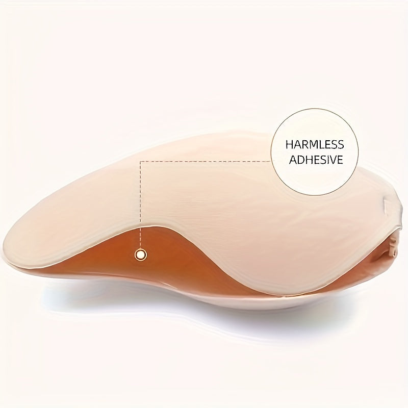 2 Pairs Reusable Silicone Adhesive Invisible Bra Push-Up Lift Covers
