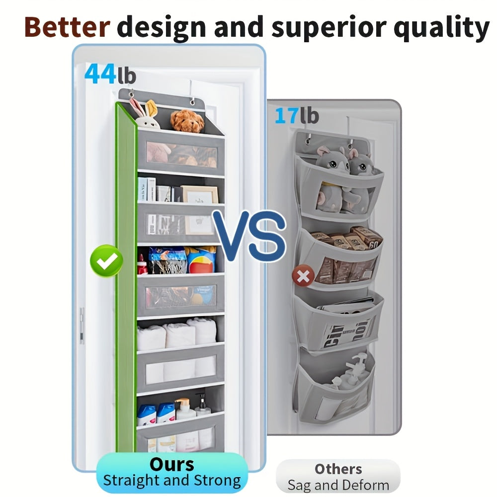 Hanging Door Storage Box with 5 Large Capacity Pockets