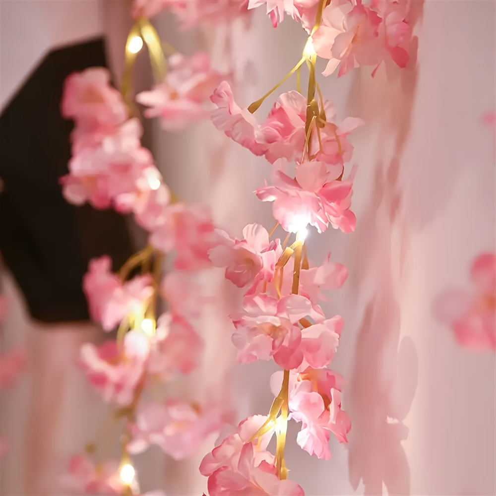 1 Roll, LED Cherry Blossom String Lights