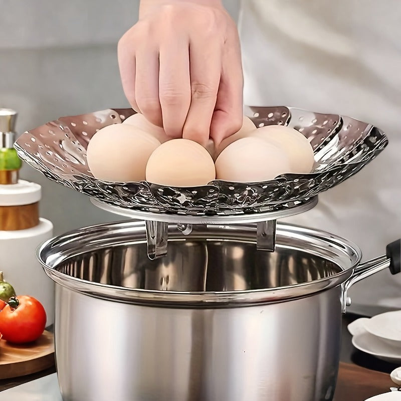 1 Heavy-Duty Folding Steamer Basket