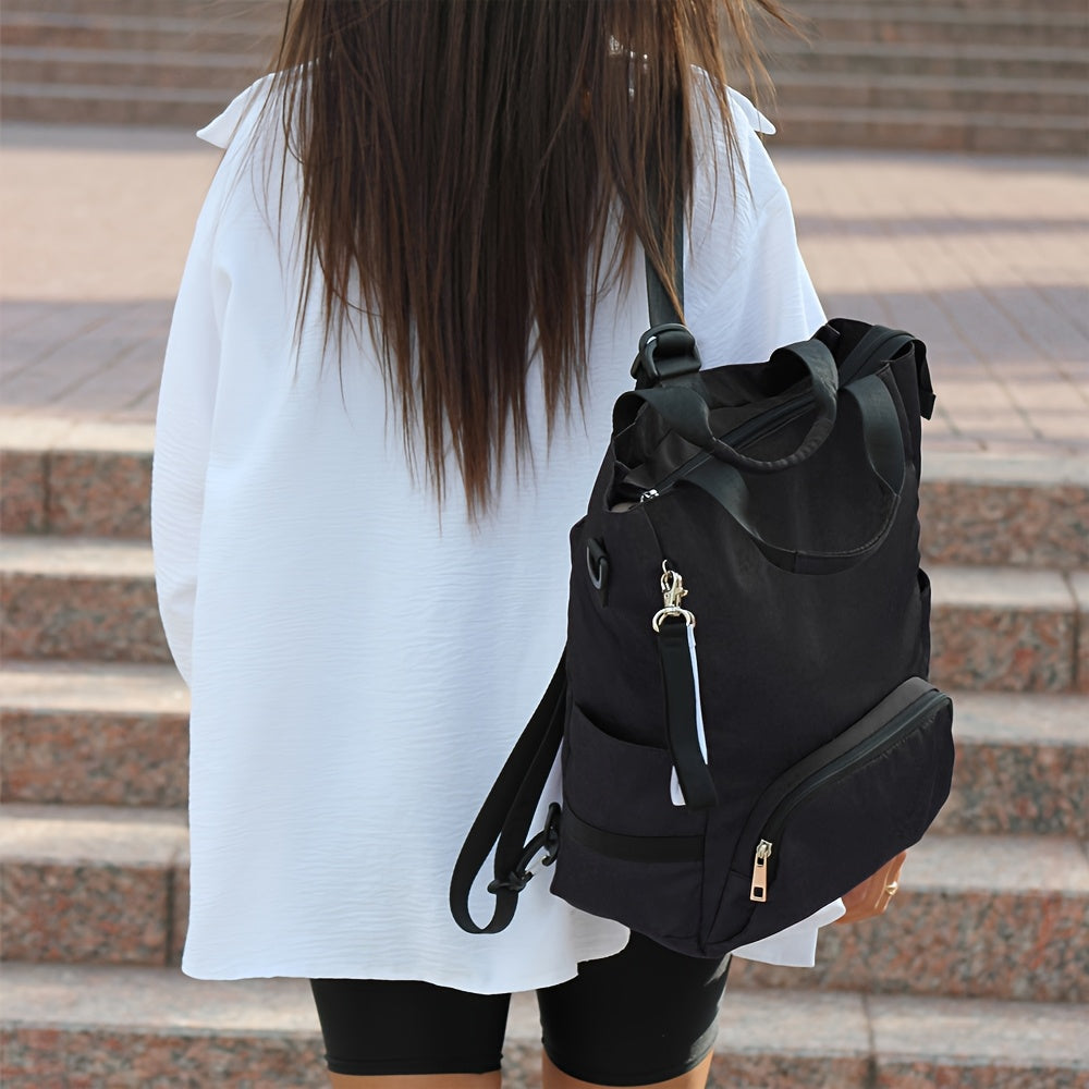 Unisex Backpack, Large Capacity Lightweight Casual Bag