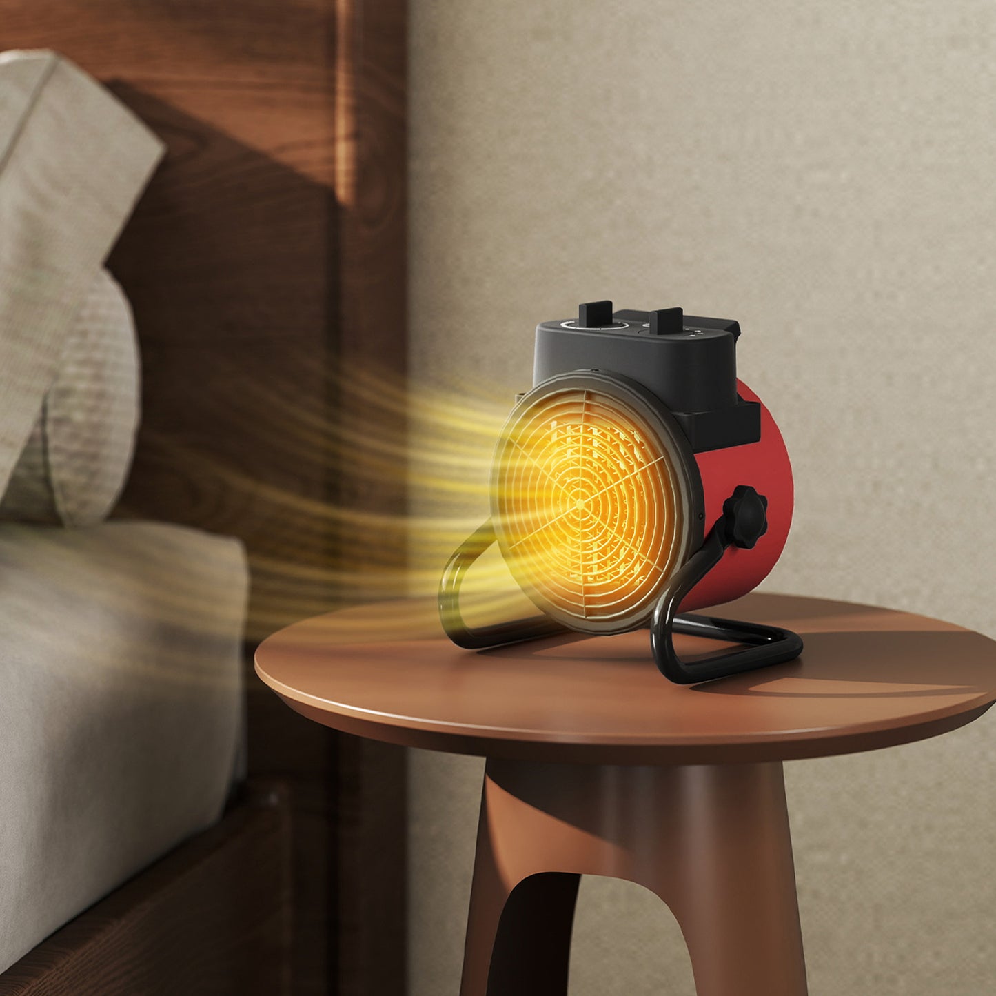 Ceramic Space Heater, 2000W Portable Fan Electric Heater
