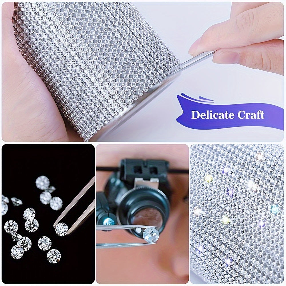1pc Sparkling Diamond Stainless Steel Insulated Bottle