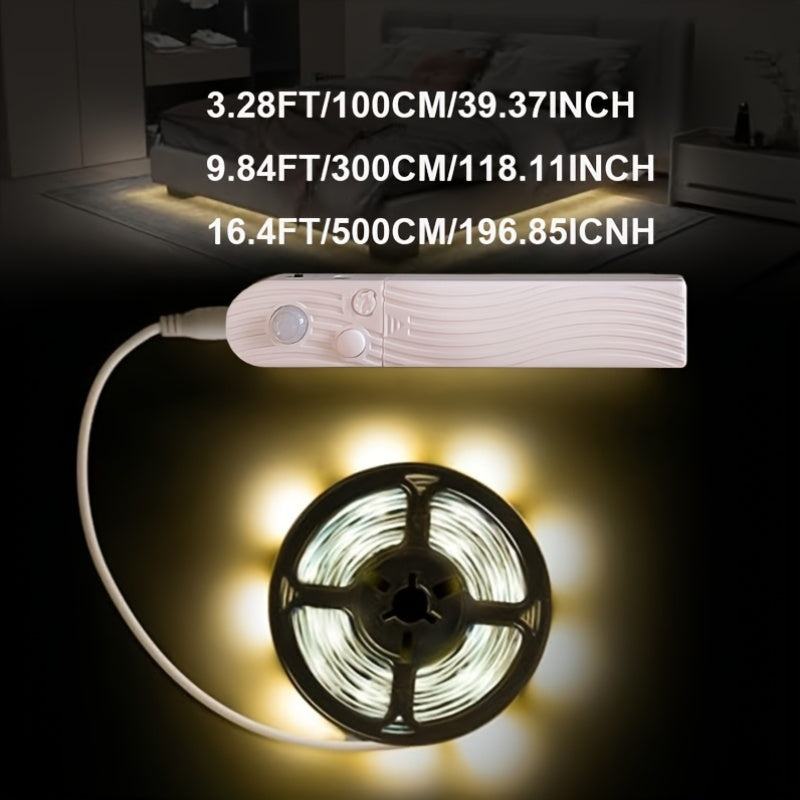 100cm/300cm/500cm Motion Sensor LED Strip Light
