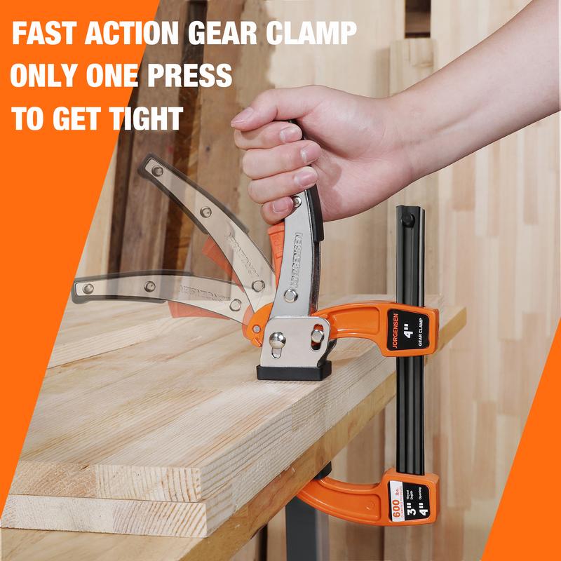 Woodworking clamp set