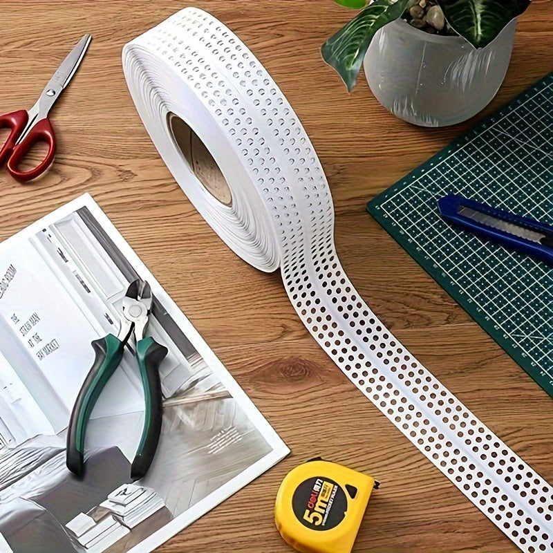 1181.1inch Roll PVC Corner Tape, Acrylic Sealing Tape for Drywall