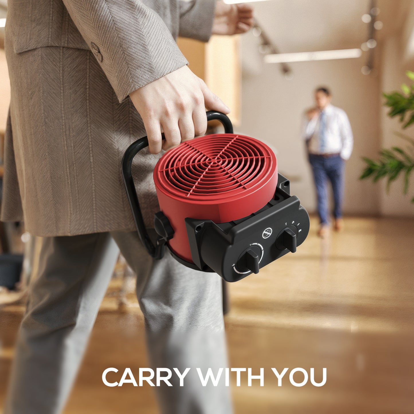 Ceramic Space Heater, 2000W Portable Fan Electric Heater