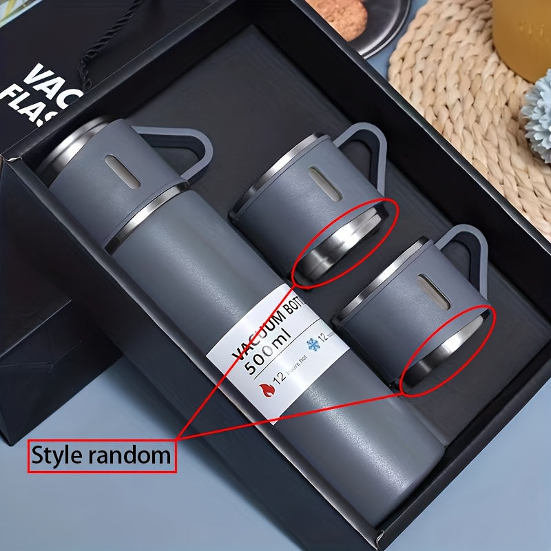 1 Set Thermal Mug 16.9oz, Stainless Steel Portable Insulated Cup