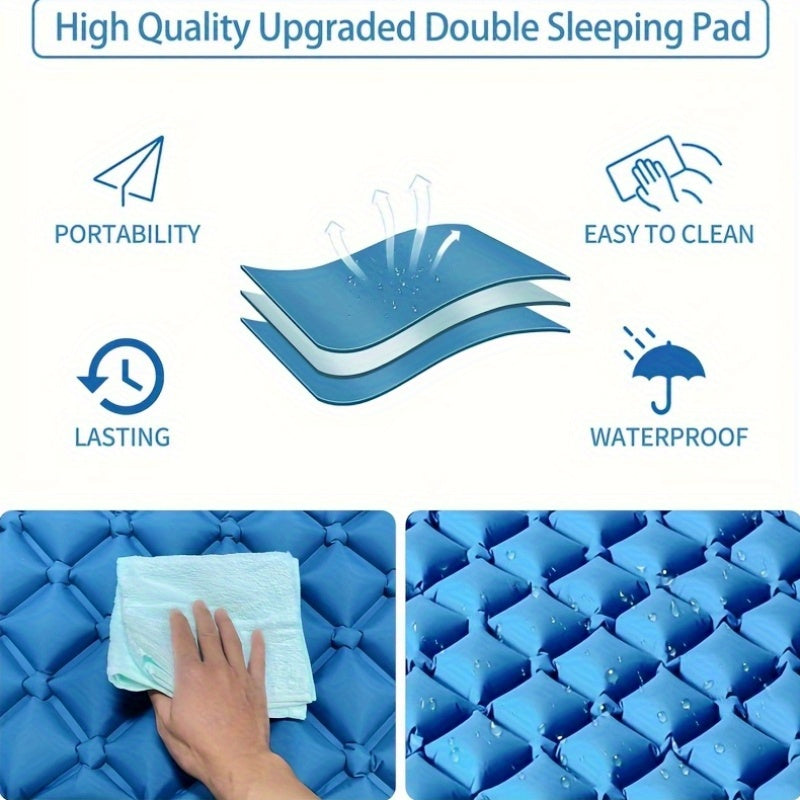 1-person Ultra Light Nylon TPU Self Inflating Camping Sleeping Mat