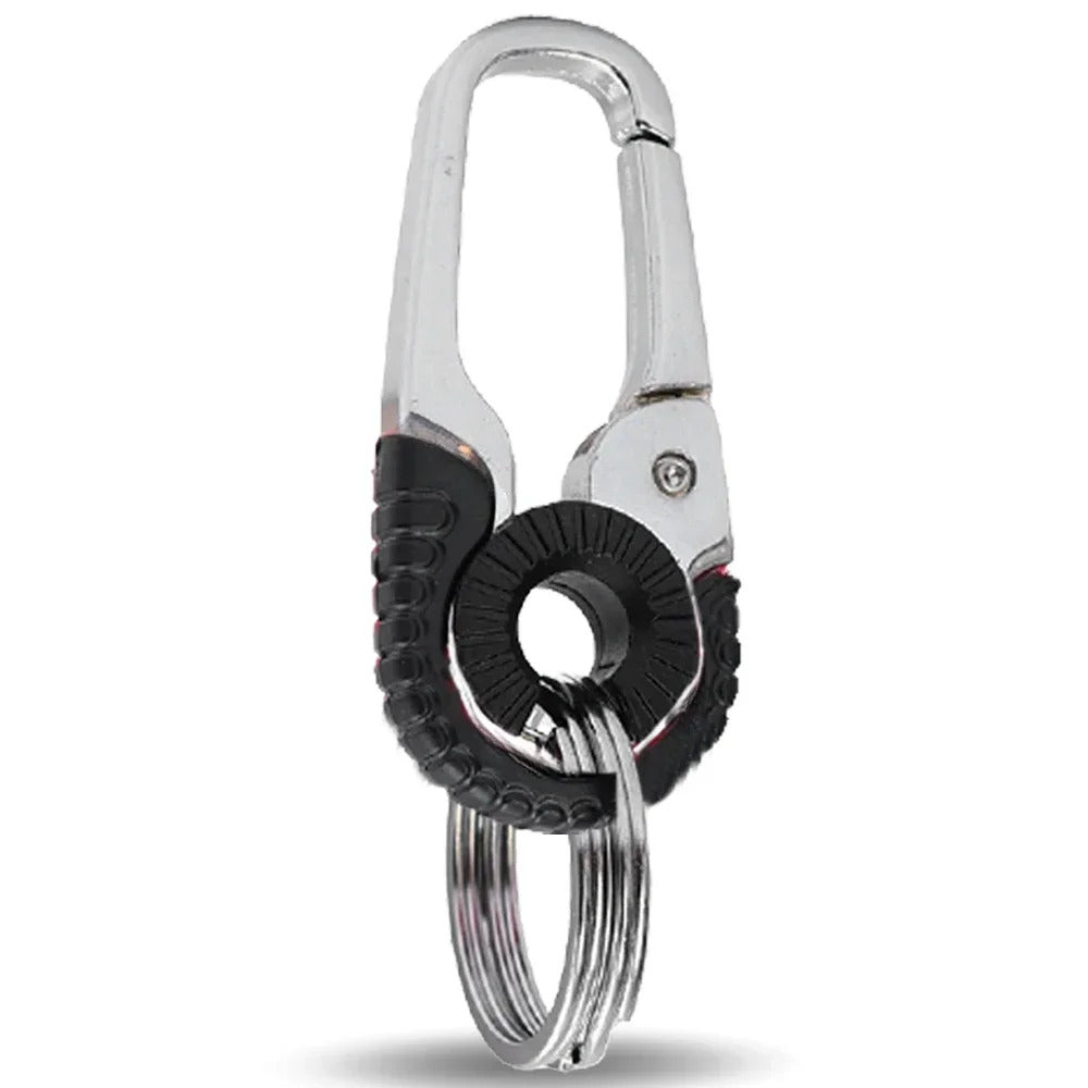 3pcs Heavy-Duty Stainless Steel Keychain Hooks