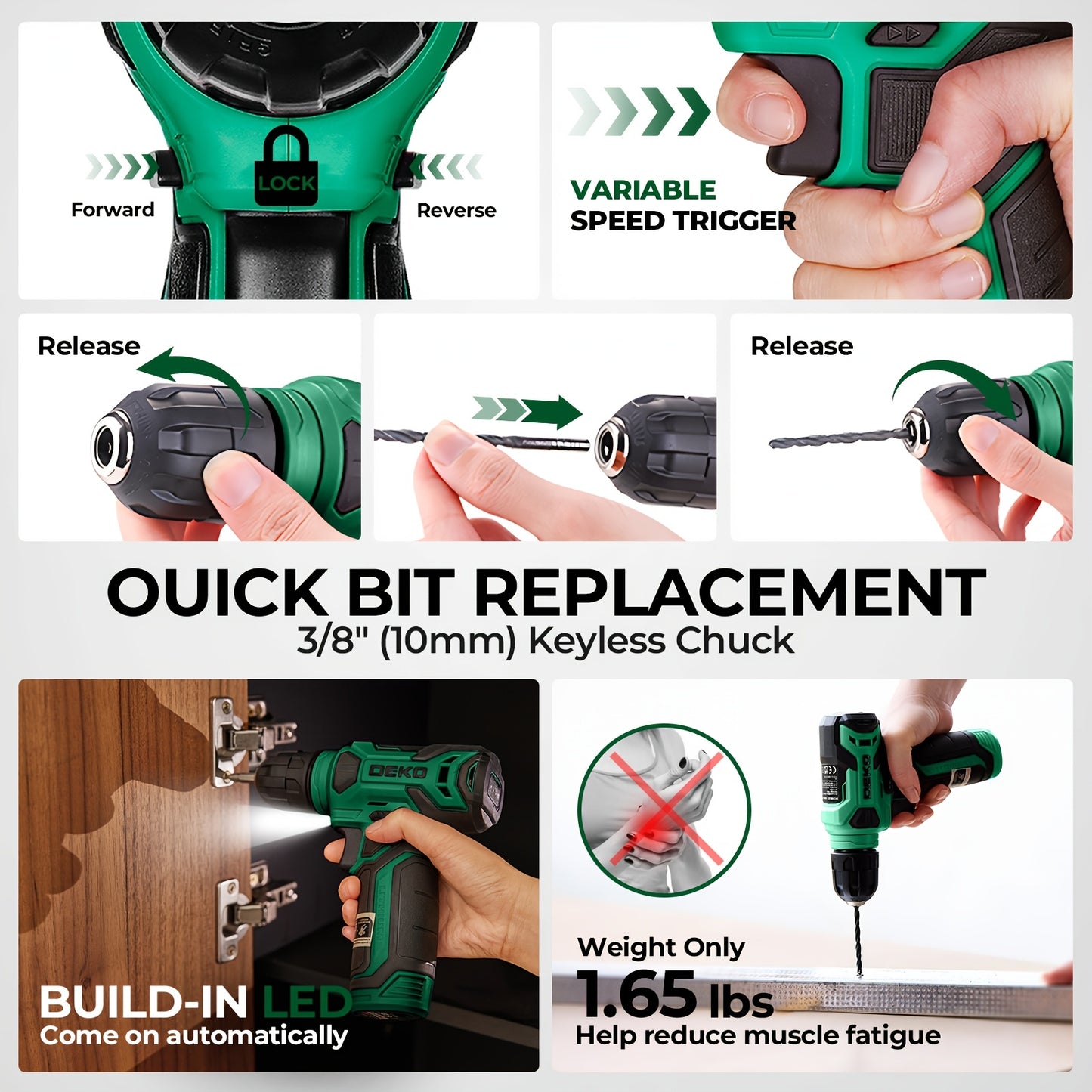 109pcs Household Tool Set