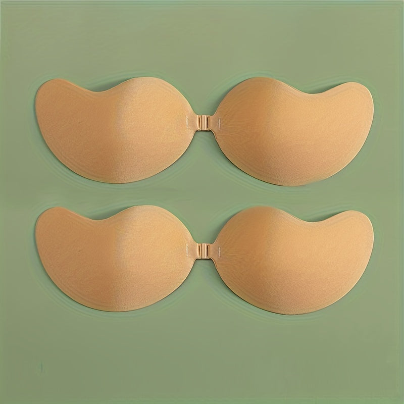2 Pairs Reusable Silicone Adhesive Invisible Bra Push-Up Lift Covers
