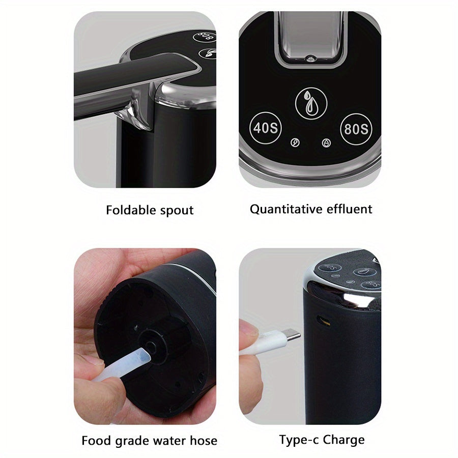 1-5 Gallon Automatic Water Dispenser Pump - USB- Portable Electric Water Gun-like Spout