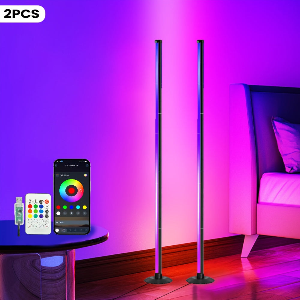 1/2pcs LED Floor Lamp RGBICB Emotion Atmosphere Light