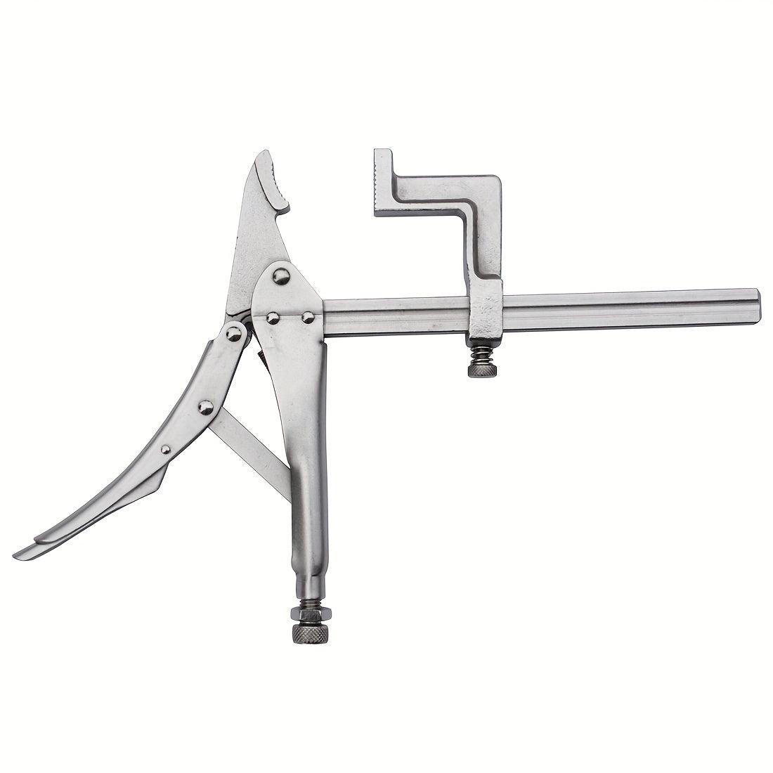 6.96-Inch Heavy-Duty Manual Bar Clamp with Locking Mechanism