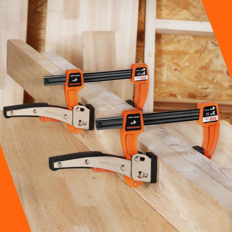 Woodworking clamp set