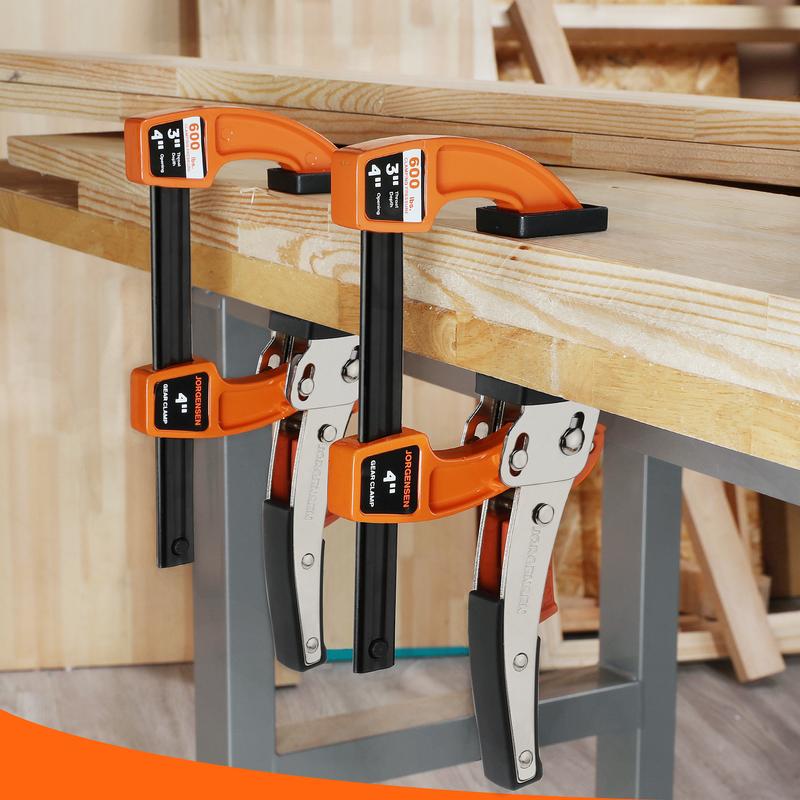 Woodworking clamp set