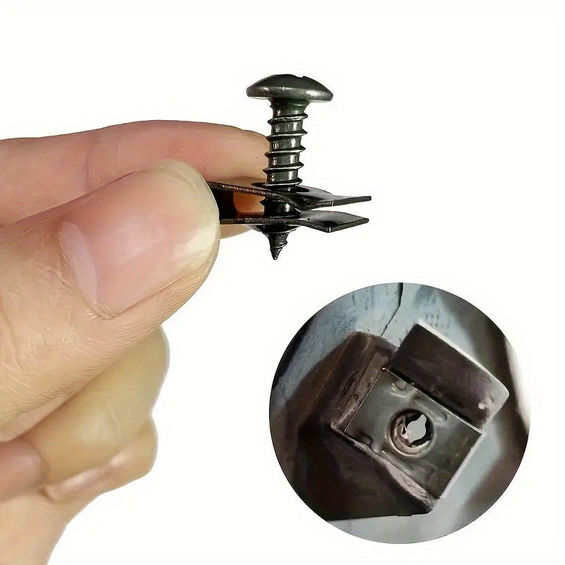 100pcs Car Screw Fastener Base U Clip