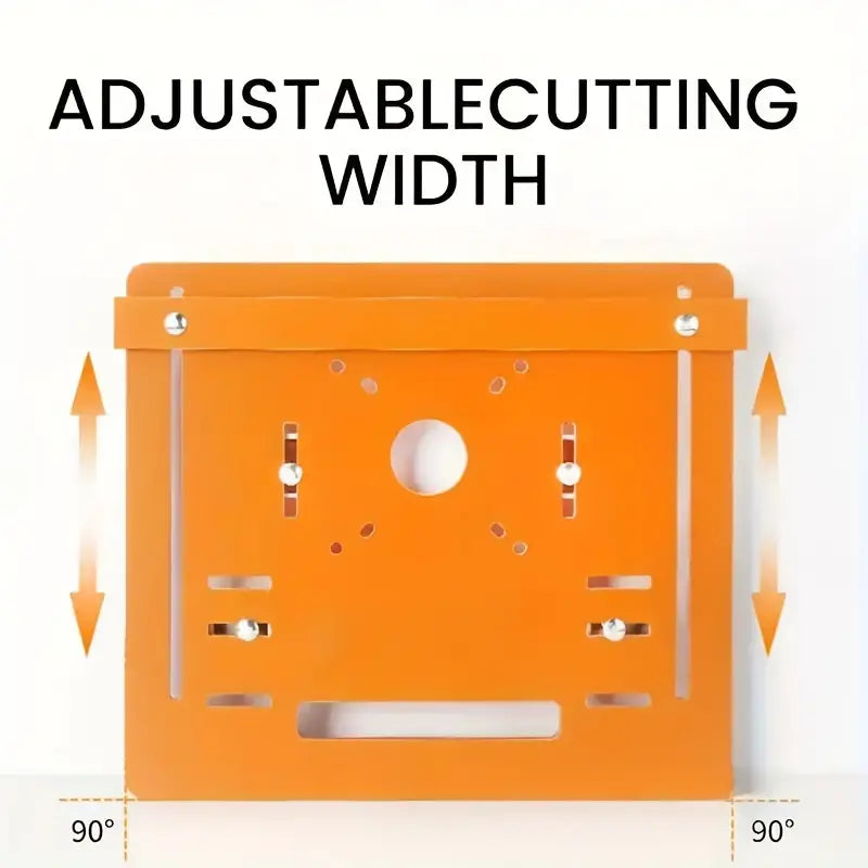 Adjustable Circular Saw Base Plate(with no machine）