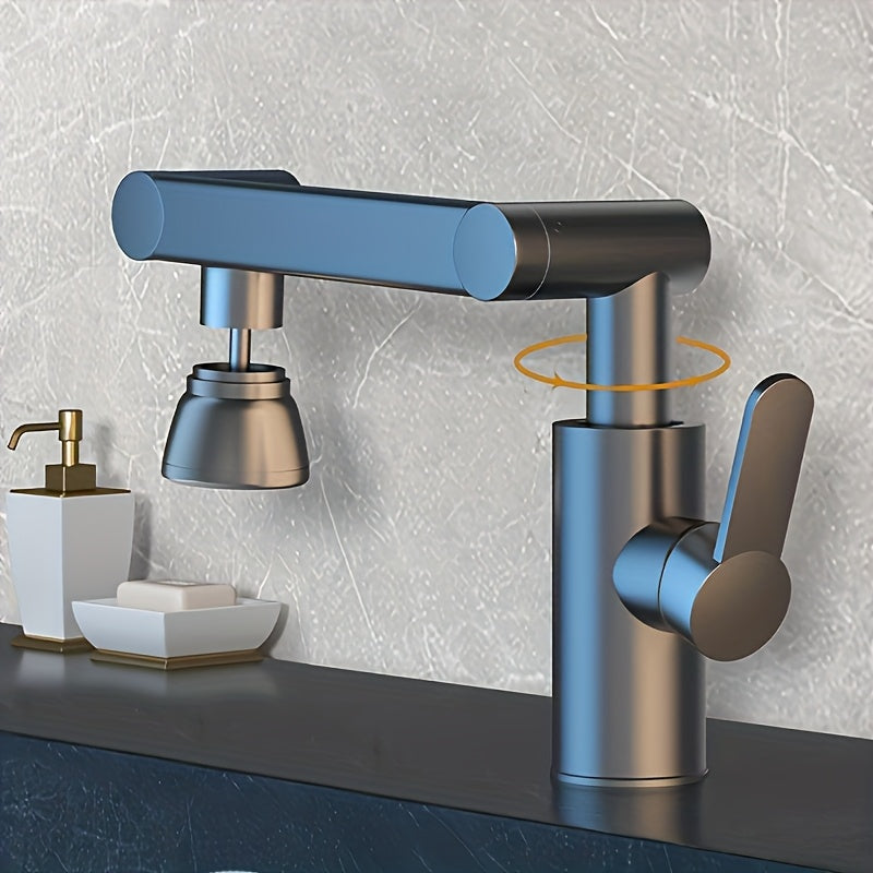 1080° Rotating High-Arc Spout Kitchen & Bathroom Faucet