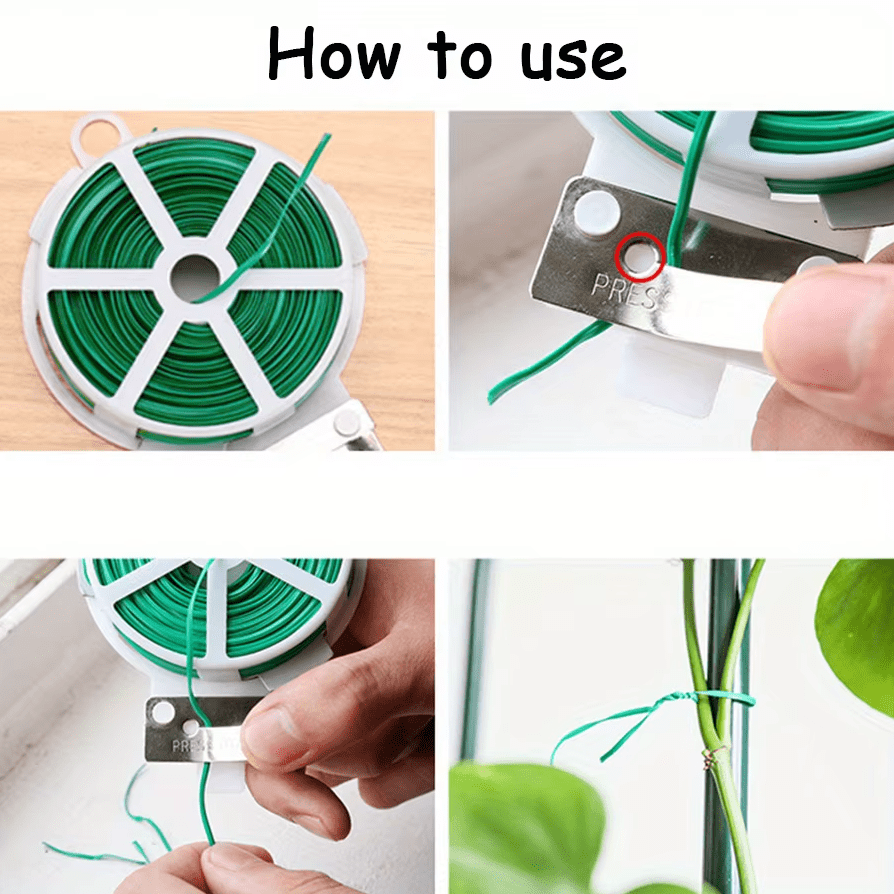 1 Roll 100M Multifunctional Plastic Steel Twist Tie