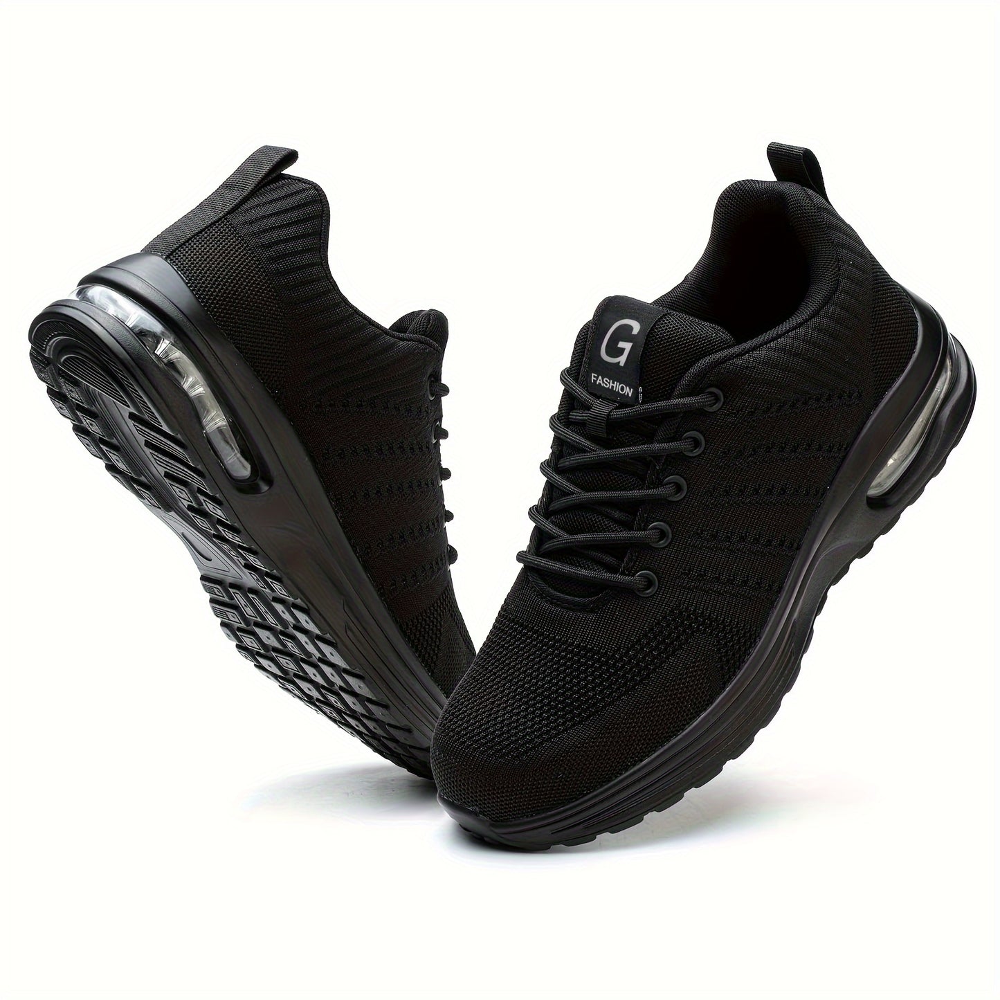 [Heavy-Duty] Men's Safety Work Boots with Anti-Slip & Impact Protection