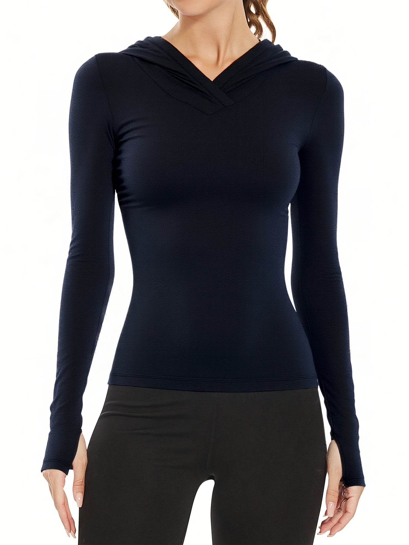 Women's Workout Hoodie - Quick-Dry Yoga Jacket