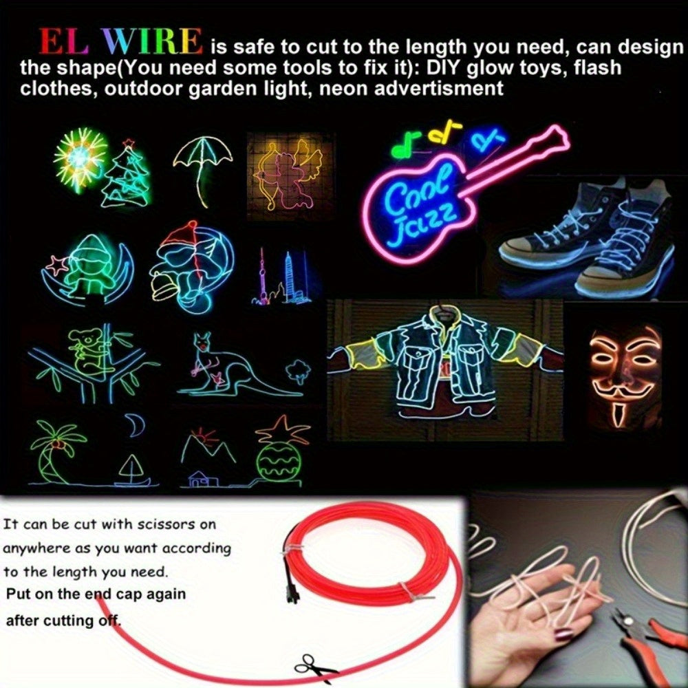 [EL Light String] 3/5meter EL Light Set