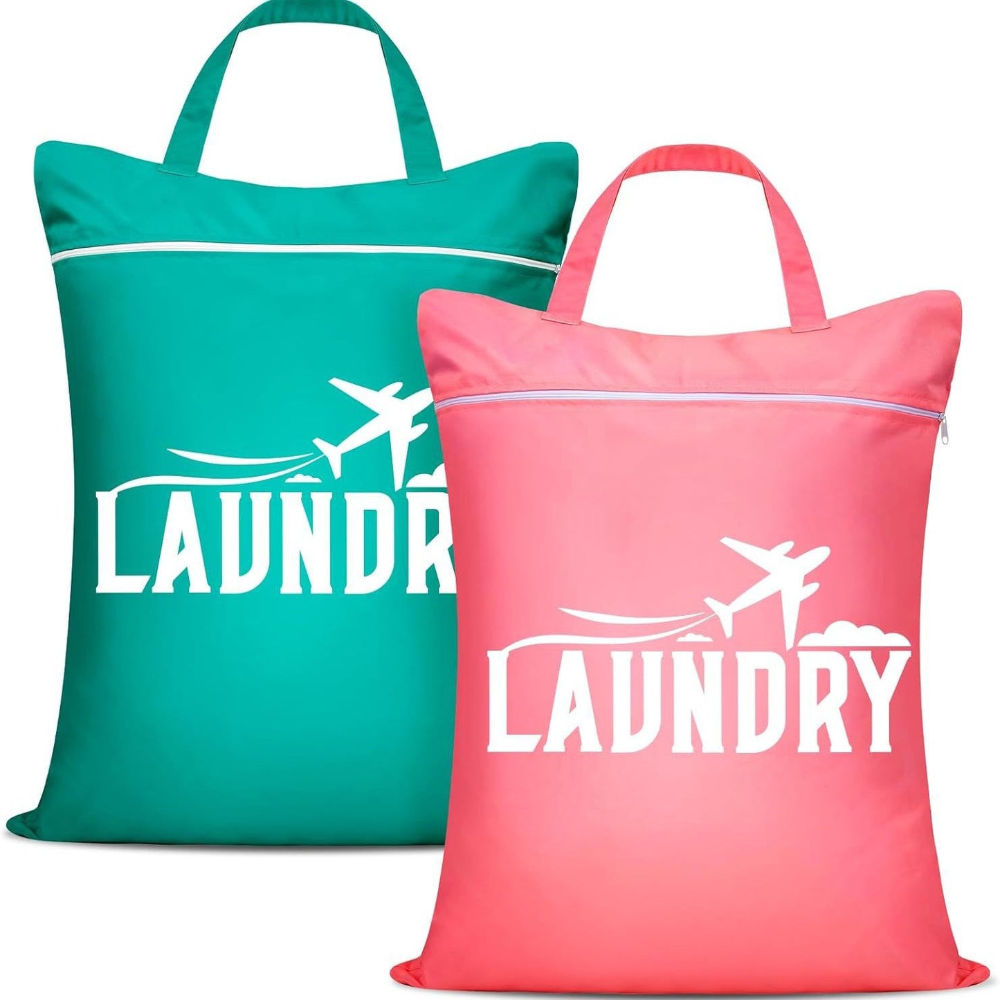 Solid color travel bag, beach storage, dry and wet separation storage bag