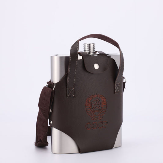 1 Set  New Creative Stainless Steel Flask