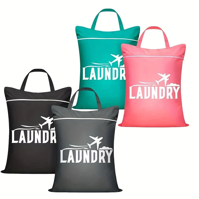 Solid color travel bag, beach storage, dry and wet separation storage bag