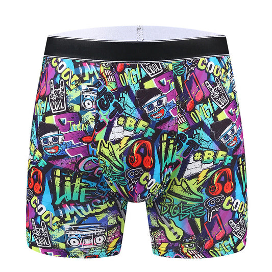 10pcs Men'S Boxer Shorts with Random Patterns
