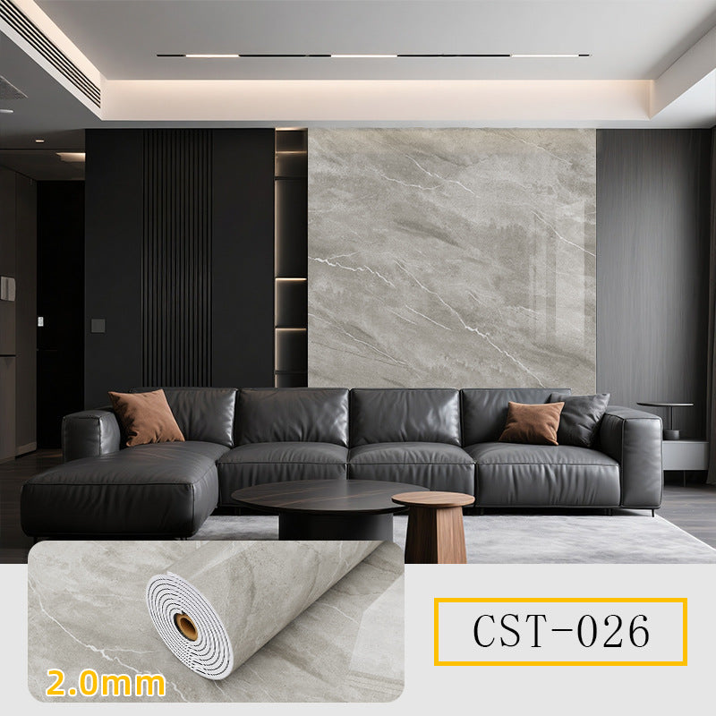 Thickened PVC self-adhesive faux marble wall sticker, background wall decorative sticker.