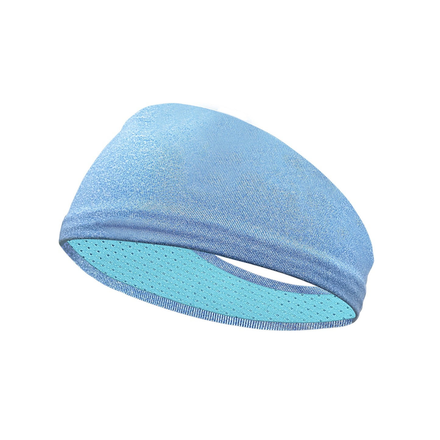 1 pack of double-layered, breathable, sweat-wicking headbands