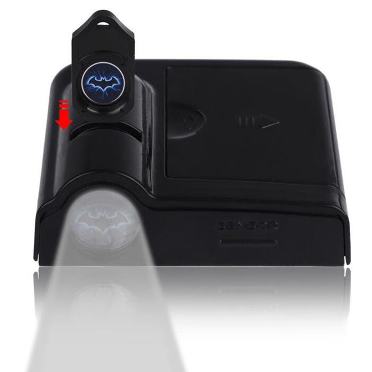 4pc Car LED Wiring-Free Ground Projection Welcome Light
