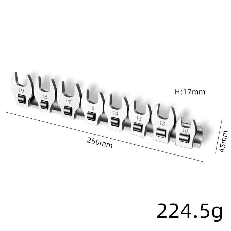 8-piece adjustable wrench set
