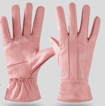 Women's Genuine Leather Split-Finger Gloves - Winter Warm Non-Elastic Casual Gloves Suitable