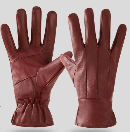 Women's Genuine Leather Split-Finger Gloves - Winter Warm Non-Elastic Casual Gloves Suitable