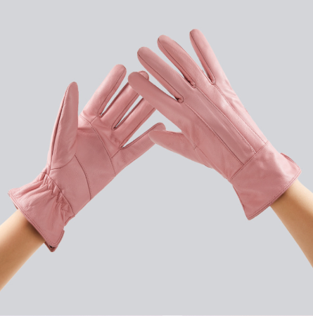 Women's Genuine Leather Split-Finger Gloves - Winter Warm Non-Elastic Casual Gloves Suitable