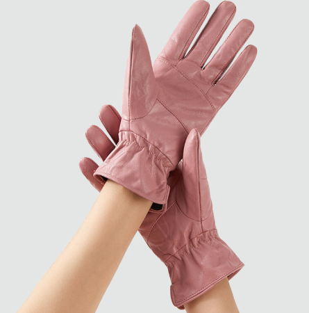 Women's Genuine Leather Split-Finger Gloves - Winter Warm Non-Elastic Casual Gloves Suitable