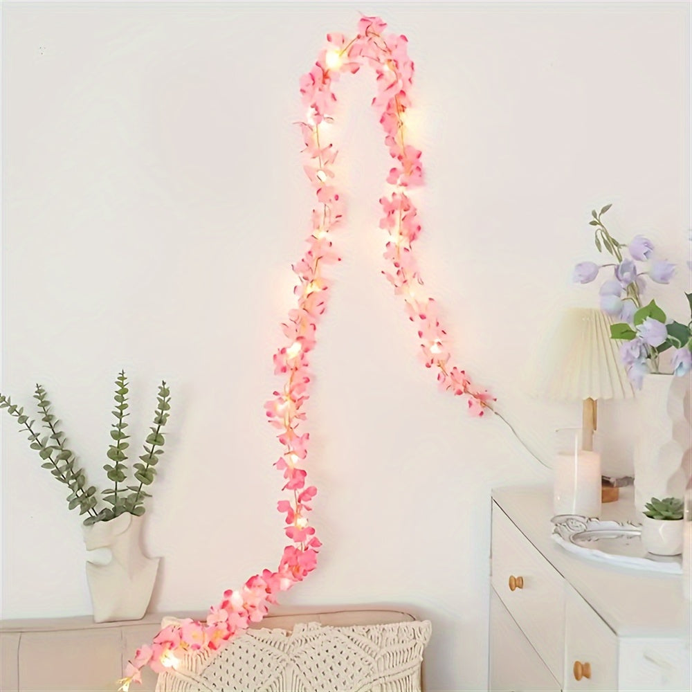 1 Roll, LED Cherry Blossom String Lights