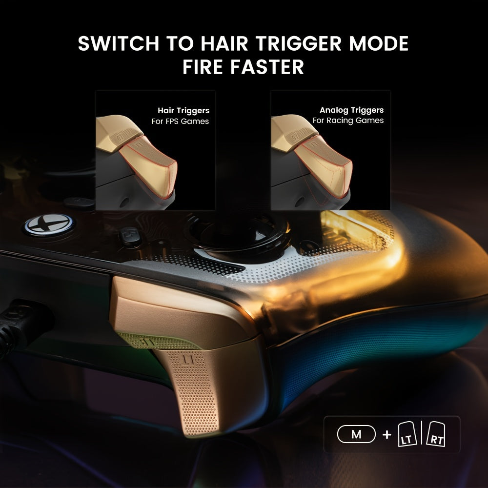 GameSir Kaleid Flux Enhanced Wired Controller for Xbox, RGB Lighting and Hall Effect Joystick