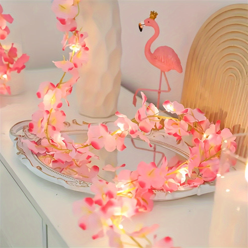 1 Roll, LED Cherry Blossom String Lights