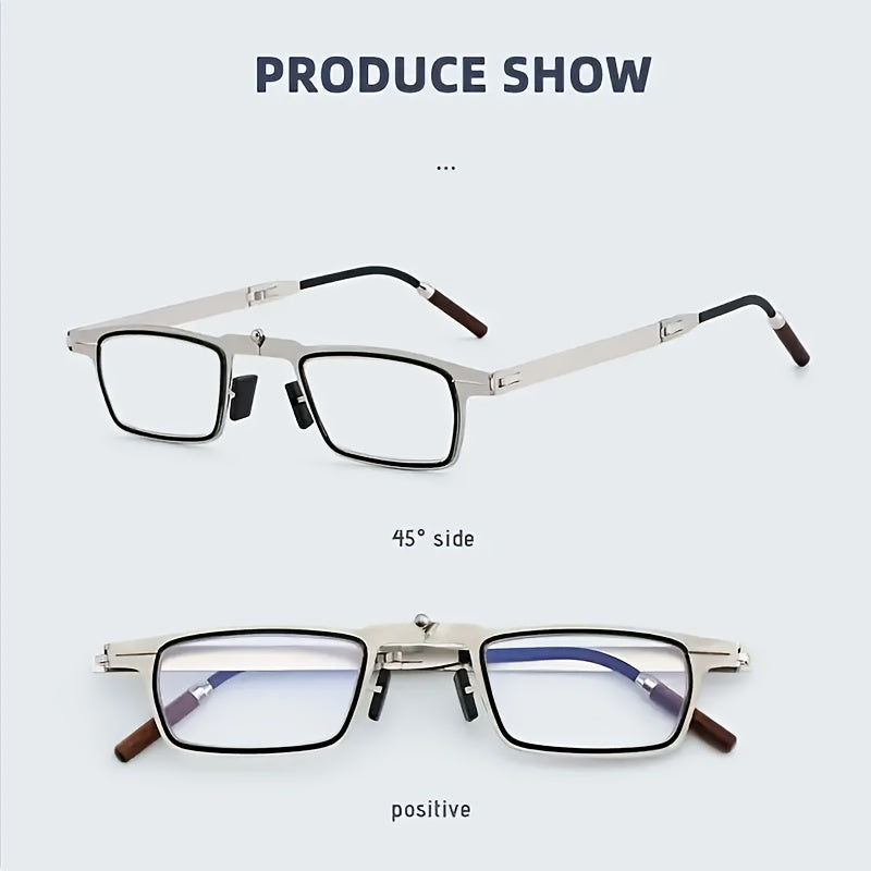Phone-Attachable Folding Reading Glasses