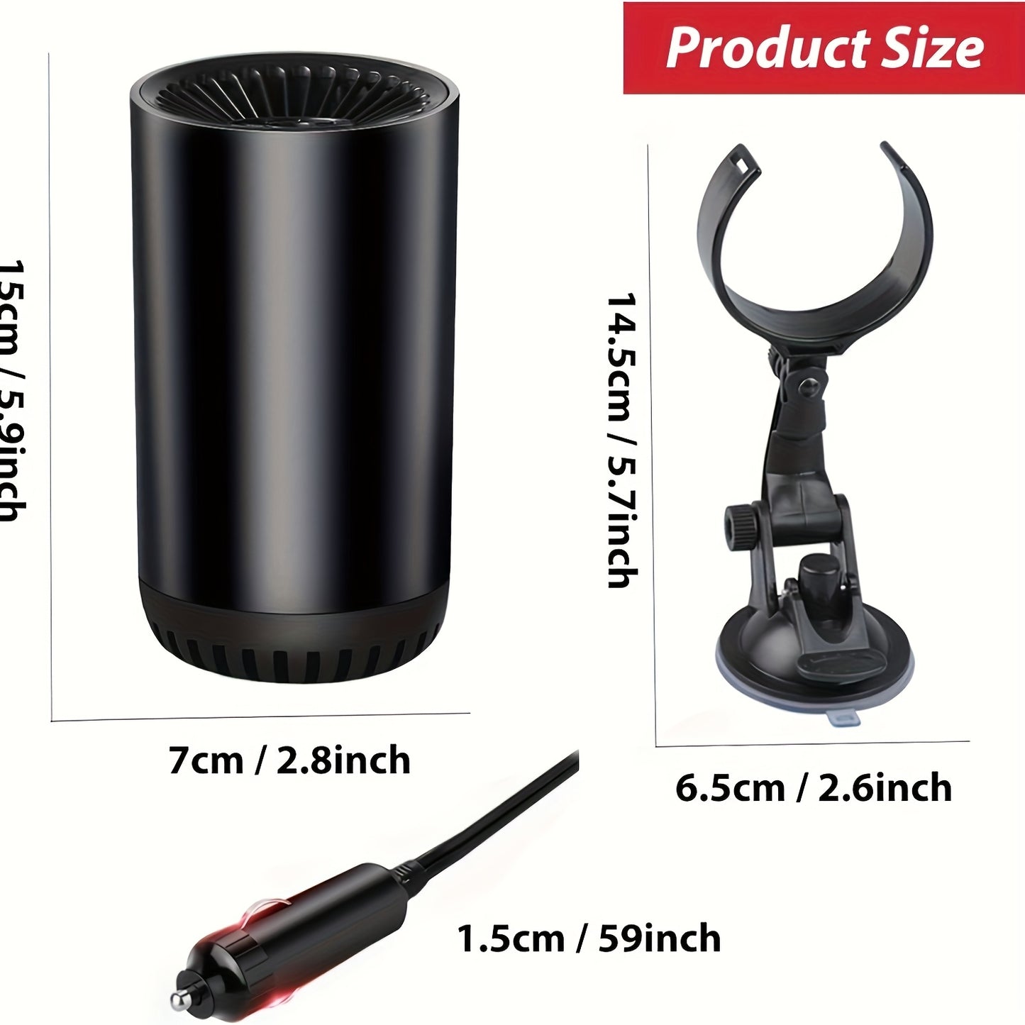 12V Portable Car Heater for RV