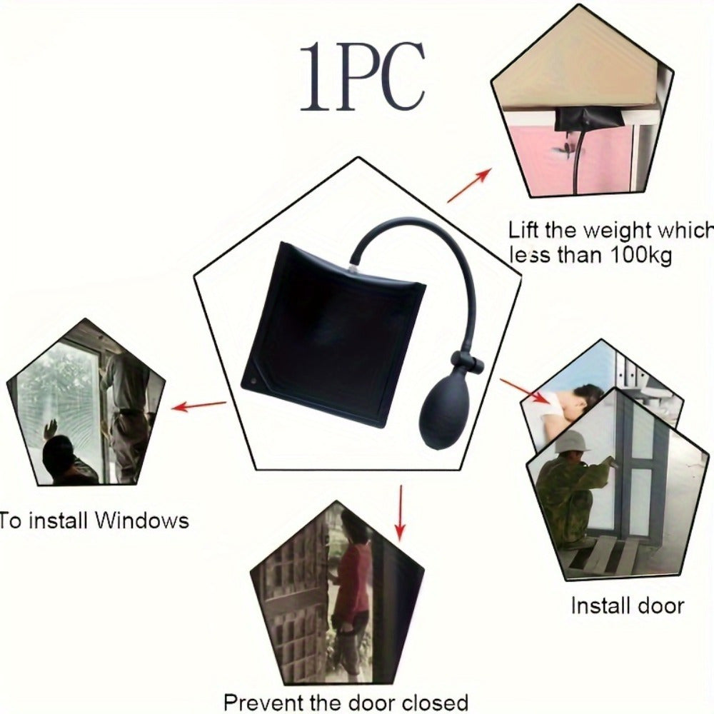 1 Air Cushion Door and Window Emergency Opening Tool - Inflatable Lock Bypass System with Adjustable Air Pump