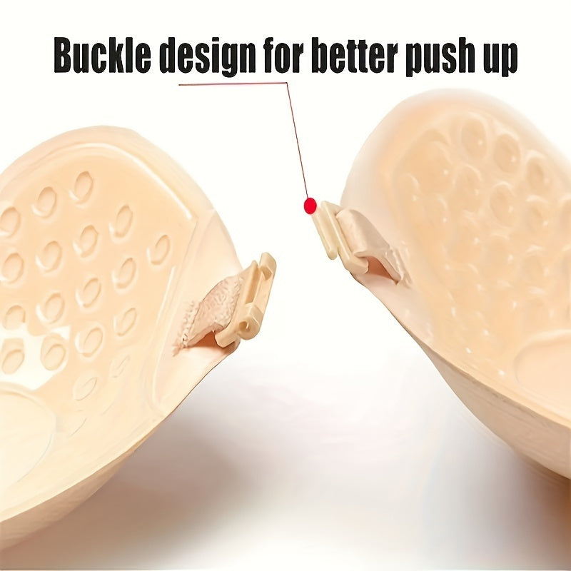 2 Pairs Reusable Silicone Adhesive Invisible Bra Push-Up Lift Covers